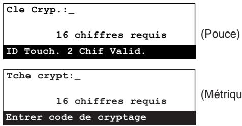 KYOCERA VI-230L - Enregistrement de clés de cryptage - 10