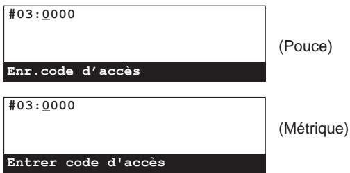 KYOCERA VI-230L - Enregistrement de codes d'accès - 14