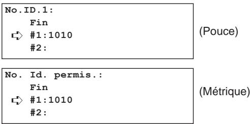 KYOCERA VI-230L - Enregistrement de numéros ID permis - 9