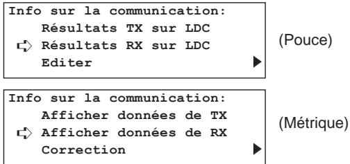 KYOCERA VI-230L - Affichage du résultat d'une réception - 2
