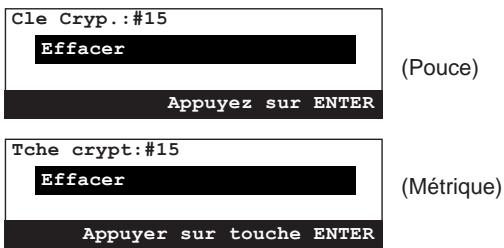 KYOCERA VI-230L - Effacement de clés de cryptage - 6