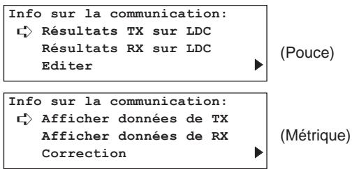 KYOCERA VI-230L - Affichage du résultat d'une réception - 1