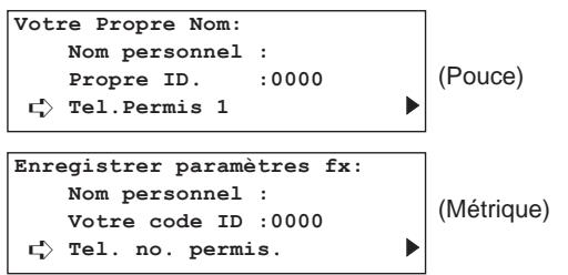 KYOCERA VI-230L - Enregistrement de numéros de téléphone permis - 7
