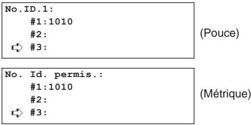KYOCERA VI-230L - Enregistrement de numéros ID permis - 10