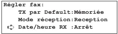 KYOCERA VI-230L - Marché/arrêt de l'impression de la date et l'heure de réception - 4