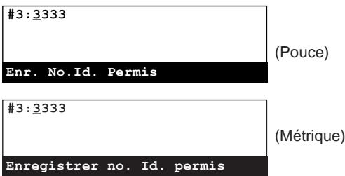 KYOCERA VI-230L - Enregistrement de numéros ID permis - 12