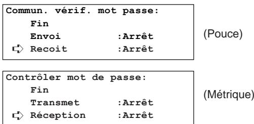 KYOCERA VI-230L - Marche/arrêt de la réception avec vérification de mot de passe - 3
