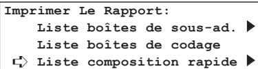 KYOCERA VI-230L - Entrer en mode "imprimer le rapport" ["imprimer rapport"] - 3
