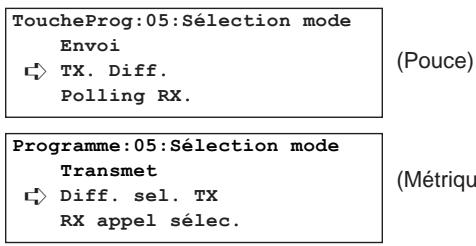 KYOCERA VI-230L - transmission en diffusion (suite de l'étape 5, page 4-34) - 1