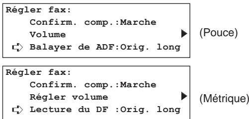 KYOCERA VI-230L - Régler le format de document pour l'analyse du chargeur - 6