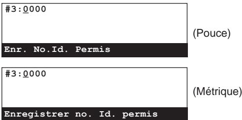 KYOCERA VI-230L - Enregistrement de numéros ID permis - 11