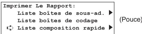 KYOCERA VI-230L - Impression d'une liste de programme de composition - 5