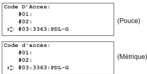 KYOCERA VI-230L - Effacement de codes d'accès - 1