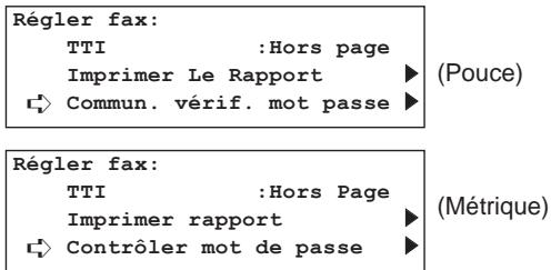KYOCERA VI-230L - Marche/arrêt de la transmission avec vérification de mot de passe - 13