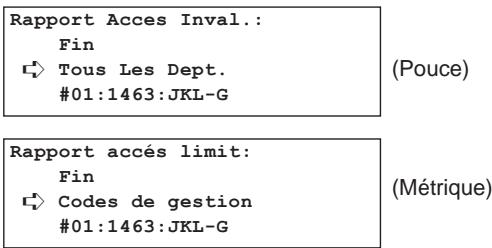 KYOCERA VI-230L - Impression d'un rapport d'accès limité - 7