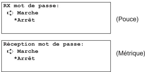 KYOCERA VI-230L - Marche/arrêt de la réception avec vérification de mot de passe - 4
