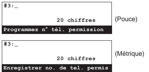 KYOCERA VI-230L - Enregistrement de numéros de téléphone permis - 10