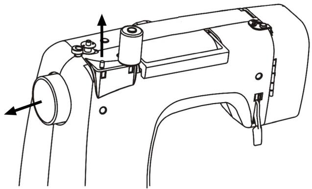 MEDION BDA10964 - Embobiner la canette de fil inférieur - 1