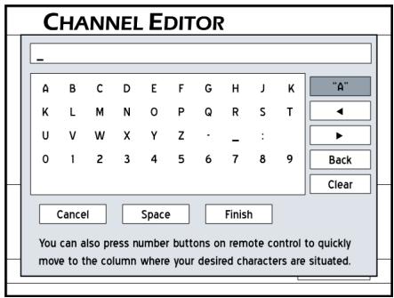 MEDION BDA81477 - Changement du nom d'une chaîne de télévision - 1