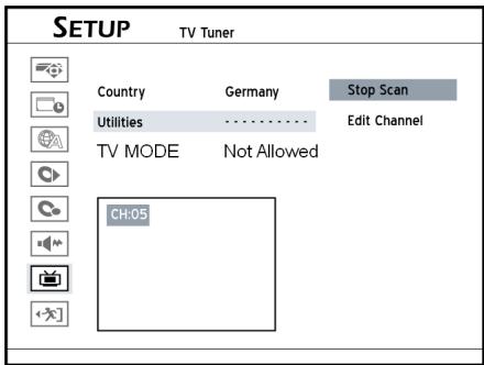 MEDION BDA81477 - Étape 2 : rechercher les chaînes de télévision - 1
