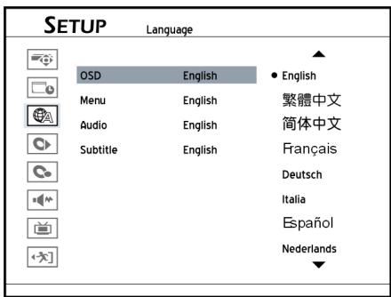 MEDION BDA81477 - Réglages du MENU SETUP - 2