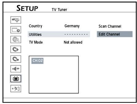 MEDION BDA81477 - Stap 3: Lijst van de tv-zenders bewerken - 1
