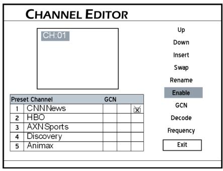 MEDION BDA81477 - Tv-zender inschakelen/uitschakelen - 1