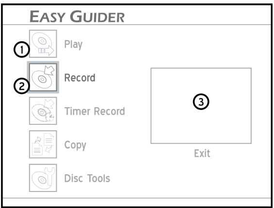 MEDION BDA81477 - Easy-Guide-MENU aufrufen - 1