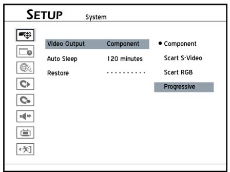 MEDION BDA81477 - VIDEO OUTPUT - Réglage de la sortie VIDEO - 2