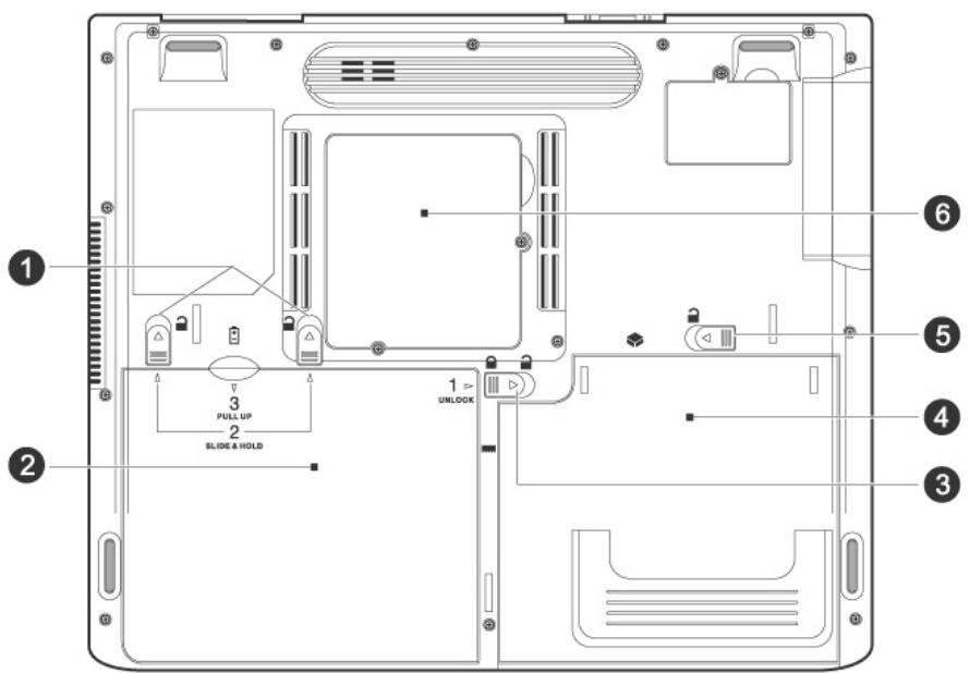 MEDION BDAWID2030 - VUE DE DESSOUS - 1