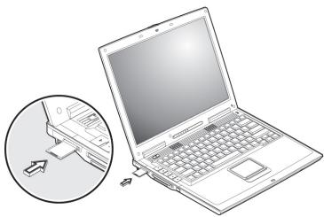 MEDION BDAWIM2030 - Insertion de la CARTE memoire - 3