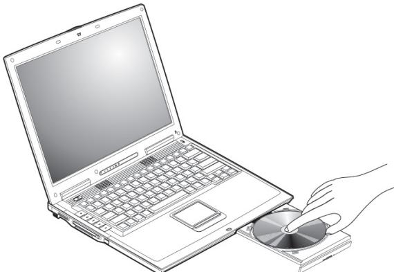 MEDION BDAWIM2030 - Chargement d'un DISQUE - 2