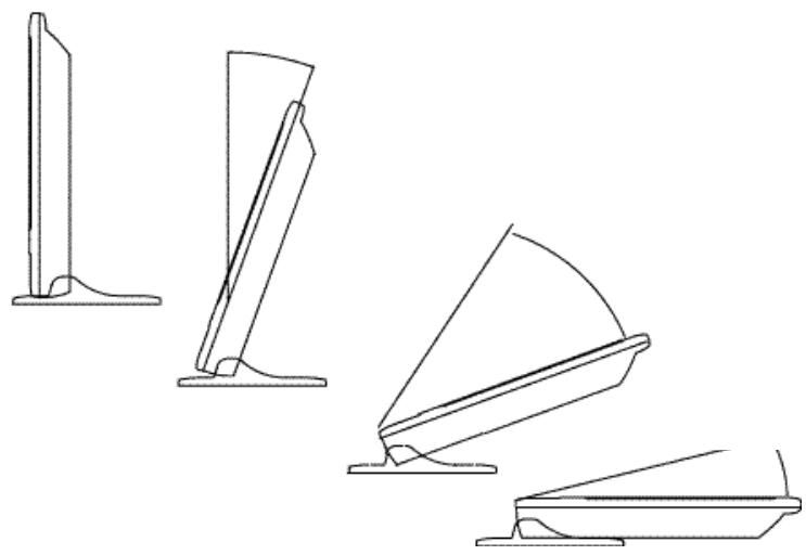 MEDION LCD TV MD 42217 - INCLINAZIONE SUPPORTO - 1