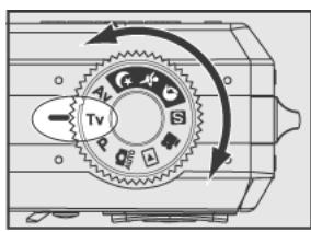 MEDION MD 41856 - Réglage donnant la priorité à la vitesse de l'obturateur - 1