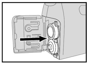 MEDION MD 86146 - Insertion de la batterie et de la carte mémoire - 2