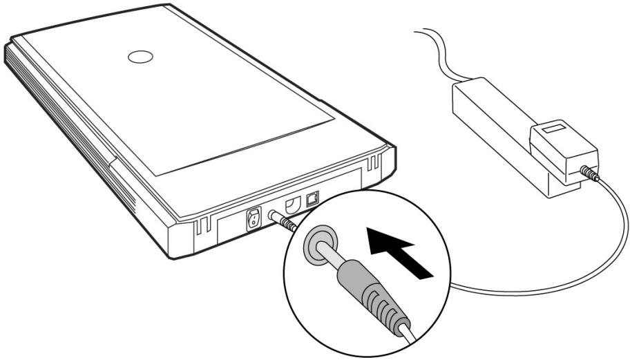 MEDION SCANNER MD 90090 - Raccordement à l'alimentation - 1