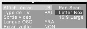 MEDION MD 81290 - Sous-menus et menus de sélection - 2