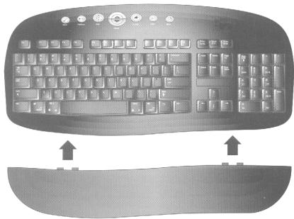 MEDION MS 7091 - FIXER l'appuie-poignets - 1