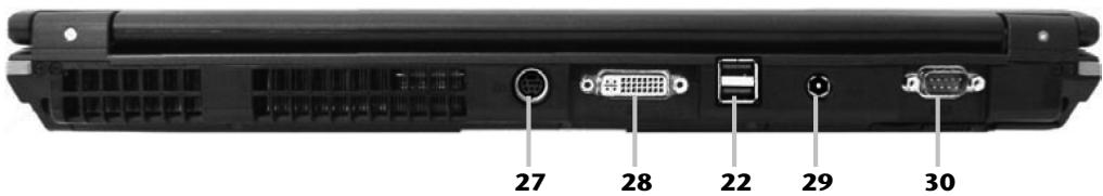 MEDION AKOYA EXTREME X7810 MD 96687 - Achterkant - 1
