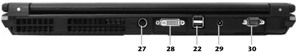 MEDION AKOYA EXTREME X7810 MD 96687 - Parte Trasera - 1