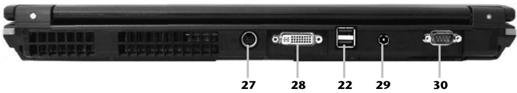MEDION AKOYA EXTREME X7810 MD 96687 - Back side - 1