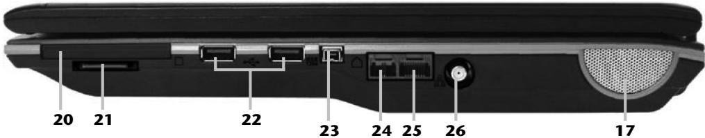 MEDION AKOYA EXTREME X7810 MD 96687 - Parte Derecha - 1
