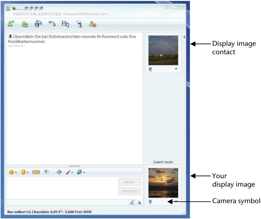 MEDION AKOYA X7810 - Actual example using Windows Messenger - 1
