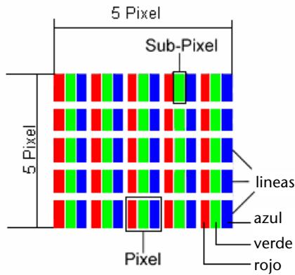 MEDION AKOYA X7810 - Estructura del Pixel: - 1