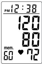 MEDION BLOOD PRESSURE MONITOR MD 42780 - Invoquer les valeurs enregistrées - 1