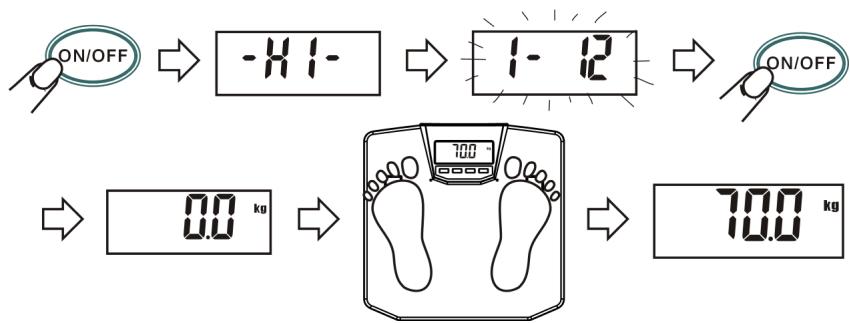 MEDION BODY FAT SCALE MM 10624 - Prendre le poids - 1