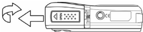 MEDION DIGITAL CAMERA LIFE E42001 MD 85962 - Open the battery cover. - 1