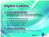 MEDION DIGITAL CAMERA LIFE P42001 MD 85919 - Installing the Software/Hardware Driver - 1
