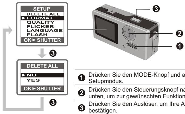 MEDION DIGITAL CAMERA MD 7466 - Ändern der Einstellungen - 1