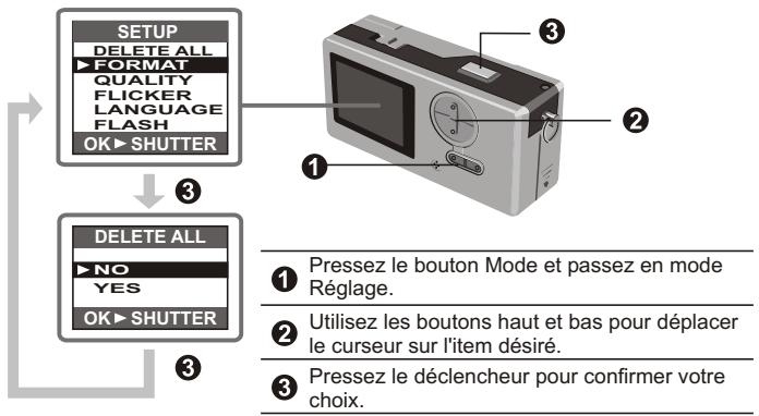 MEDION DIGITAL CAMERA MD 7466 - Changer de réglage - 1